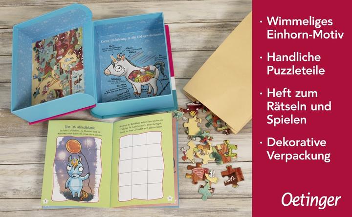 Actual product image Unicorns Puzzle in Book (100 pieces)
