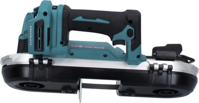 Actual product image Makita DPB 183 M1 Sega a nastro a batteria 18V 66mm + 1x Batteria 4,0 Ah - caricabatterie