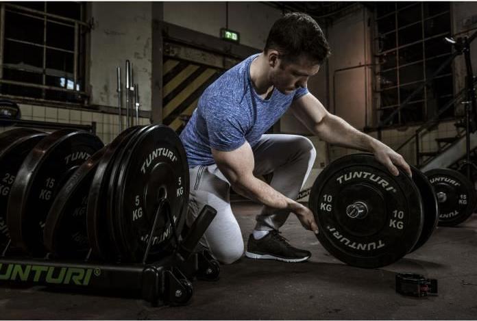 Produktbild Tunturi Bumper Plate Hantelscheiben 50 mm 10 kg (1 x 10 kg)