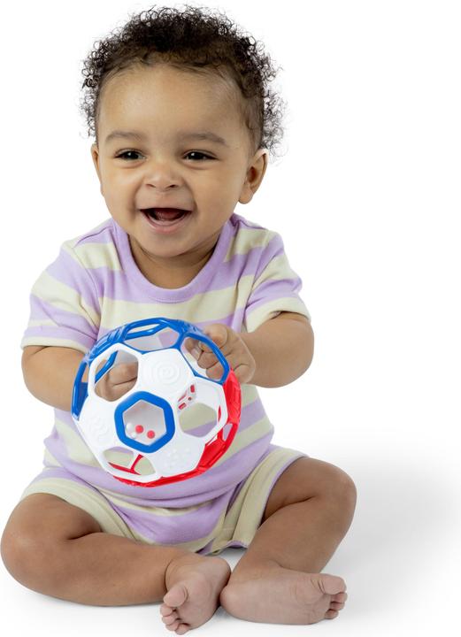 Produktbild Oball Soccer - Fussball (rot/weiss/blau)