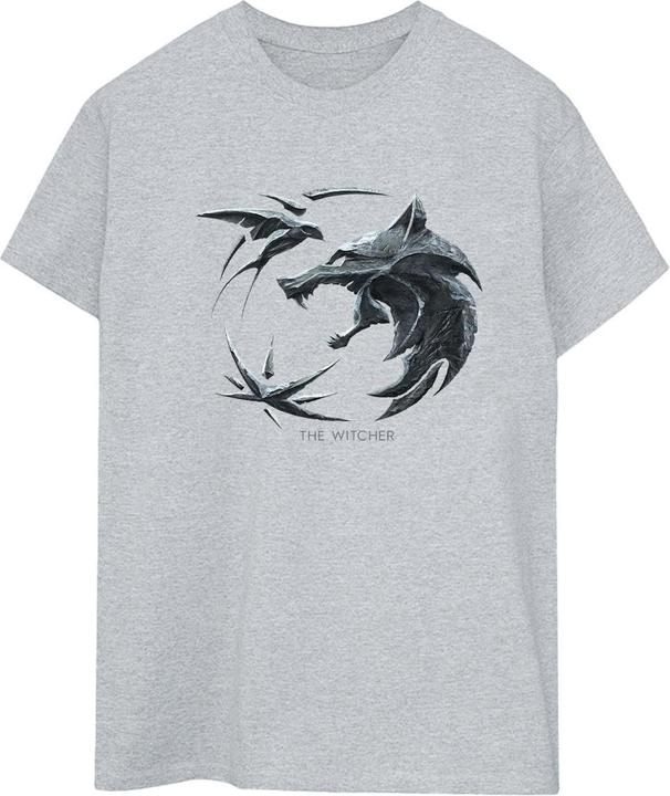 Produktbild Netflix The Witcher Wolf Logo TShirt (XXL)