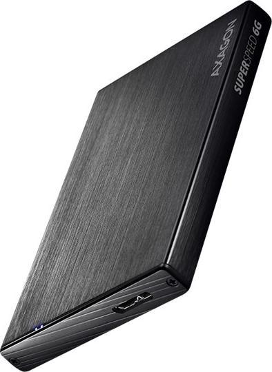 Actual product image Axagon EE25-XA6 - HDD / SSD Enclosure - 2.5 Inch - SATA - Serial ATA II - Serial ATA III (2.5")