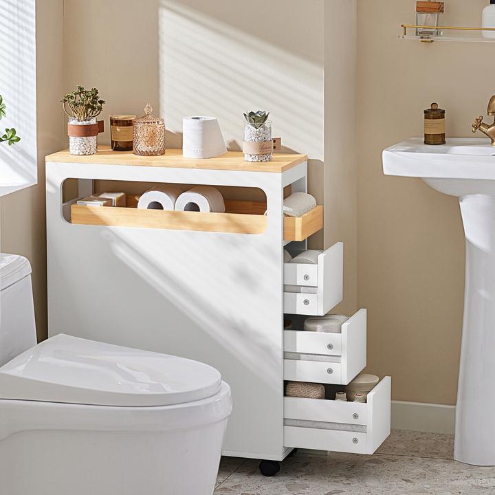 Actual product image SoBuy Niche shelf with 3 drawers (23 x 65 x 82 cm)