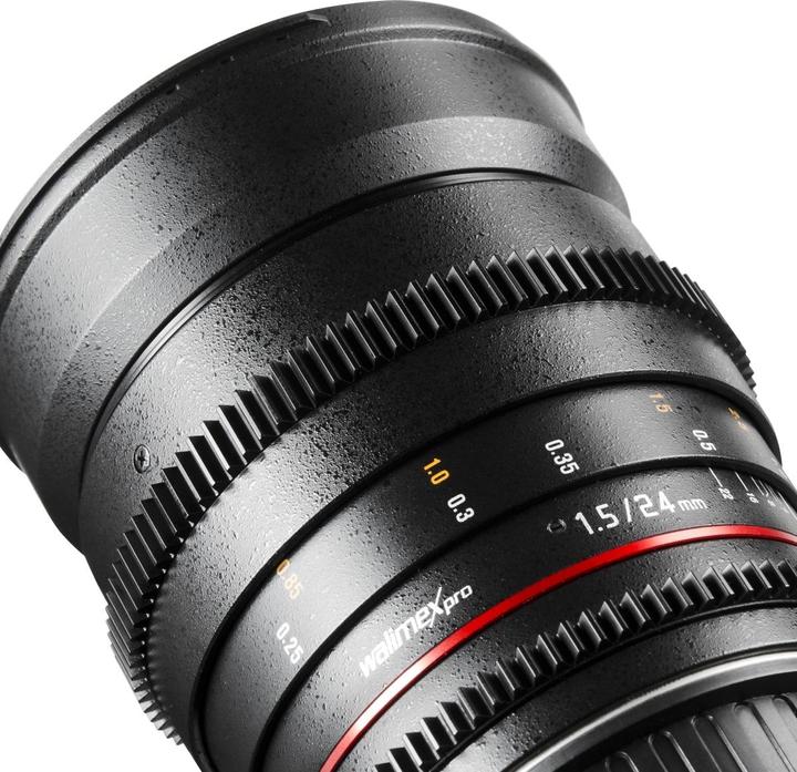 Immagine prodotto Walimex 24/1.5 Video DSLR Nikon F (Nikon F, APS-C / DX, Full-frame, Micro Four Thirds)