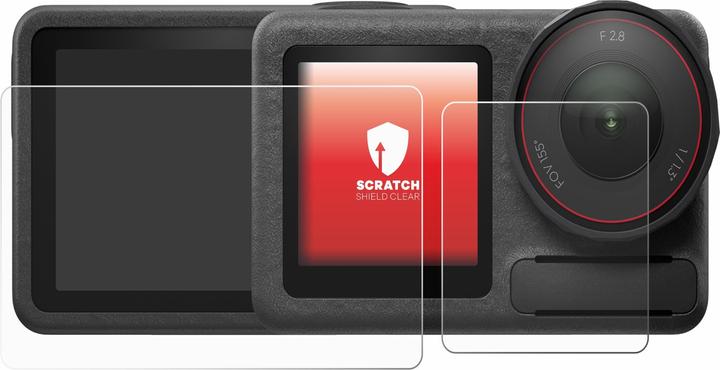 Actual product image upscreen Scratch Shield Protector (Osmo Action 5 Pro)