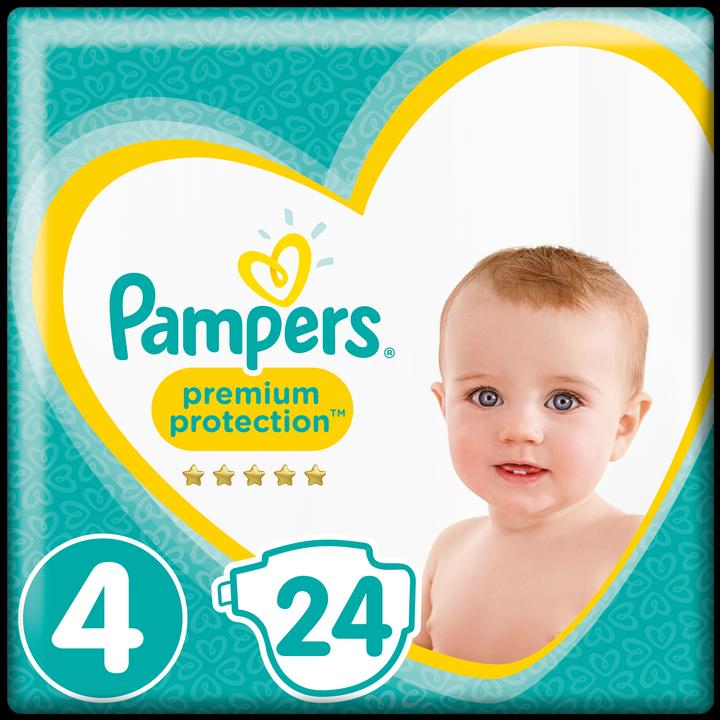 Produktbild Pampers Premium Protection (Gr. 4, Tragepack, 24 Stück)