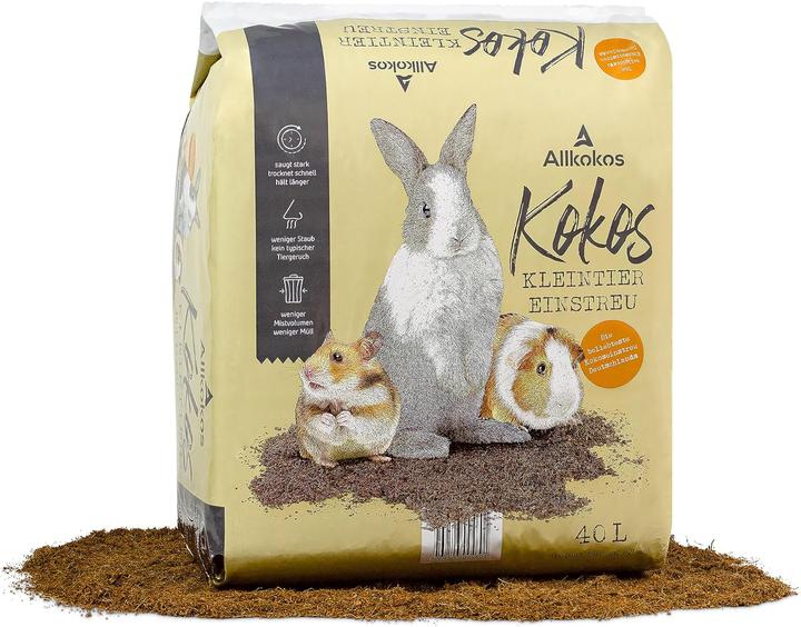Actual product image Allkokos Einstreu für Kleintiere (10 kg, Bedding)