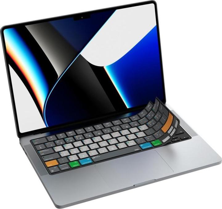 Produktbild JCPAL Verskin MacOS Shortcuts Keyboard Cover for MacBook Pro 14"/16" (M1 2021/M2 2023), MacBook Air 13" (M