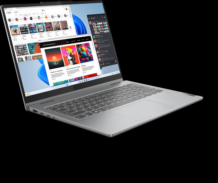 Actual product image Lenovo IdeaPad 5 2-in-1 14AHP9 (14", AMD Ryzen 7 8845HS, 16 GB, 512 GB, DE)