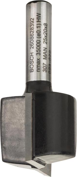 Produktbild Bosch Professional Zubehör Nutfräser, 8 mm, D1 25 mm, L 19,6 mm, G 51 mm. Für Handfräsen