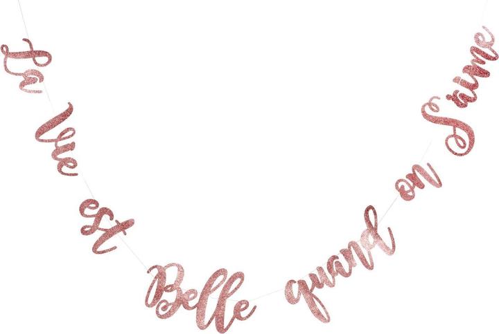 Actual product image Artifete Garland La Vie est Belle quand on S'aime