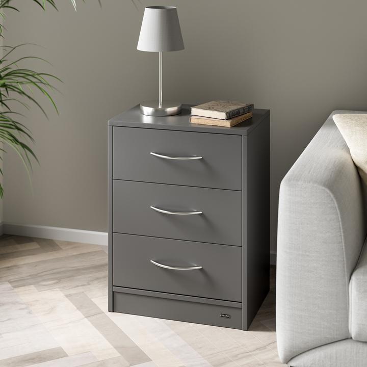 Actual product image Casaria Nachttisch (54 x 39 x 28 cm)