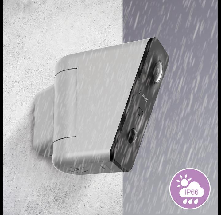 Image du produit Philips Caméra WiFi WelcomeEye View full HD 2K autotracking