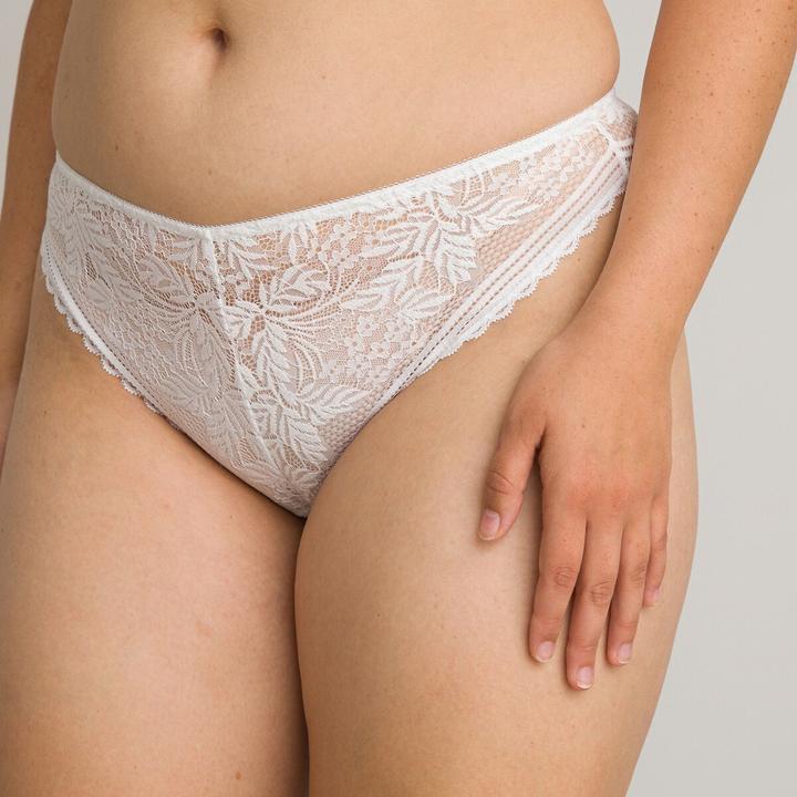 Immagine prodotto La Redoute Collections Slip Tanga in pizzo (42, Confezione singola)