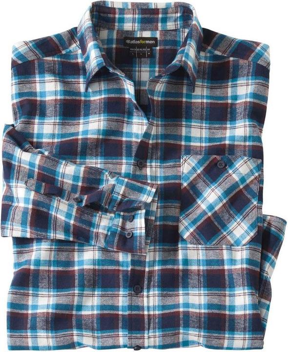 Image du produit Atlas For Men Chemise en flanelle à carreaux pour hommes (5XL)
