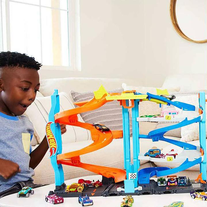 Produktbild Hot Wheels City 2-in-1-Rennturm Spielset