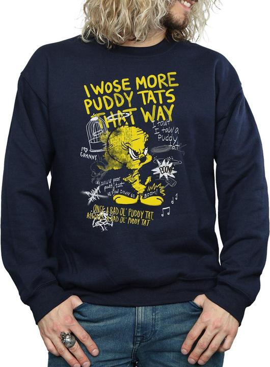 Produktbild Looney Tunes Tweety Pie More Puddy Tats Sweatshirt (L)