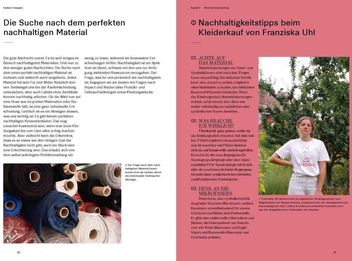 Produktbild Fashion Changers - Wie wir mit fairer Mode die Welt verändern können (Deutsch, Vreni Jäckle, 2020)