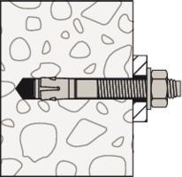 Produktbild Fischer 545683, Wall plug, Plasterboard, 44 mm, 4 mm, 5 mm, 10 pc(s) (100 Stk.)