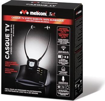 Image du produit Meliconi Casque d'écoute HP STETO DIGITAL Noir (Sans fil)