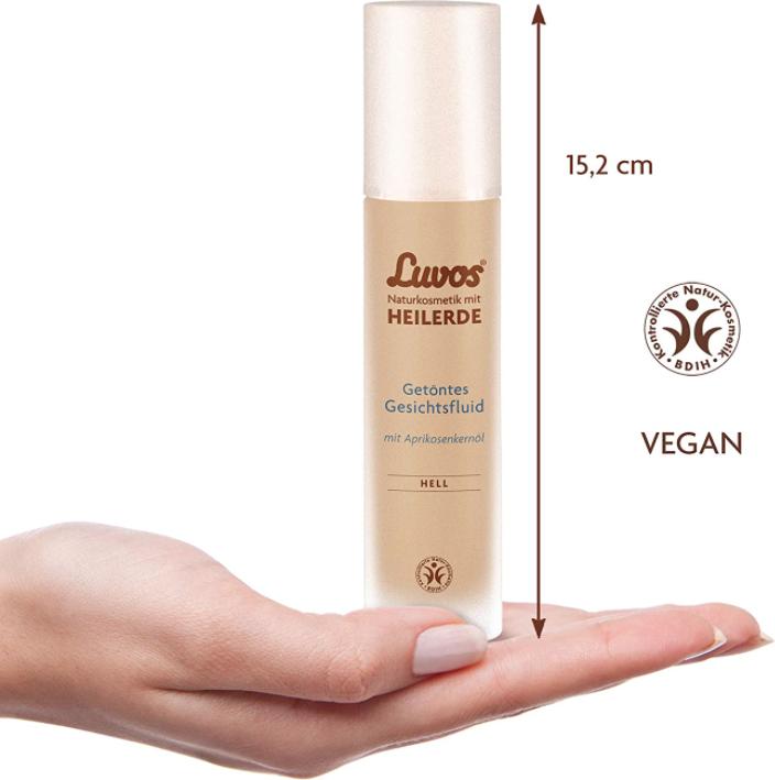 Produktbild Luvos Getöntes Gesichtsfluid hell Naturkosmetik mit Heilerde (50 ml, Getönte Tagescreme)