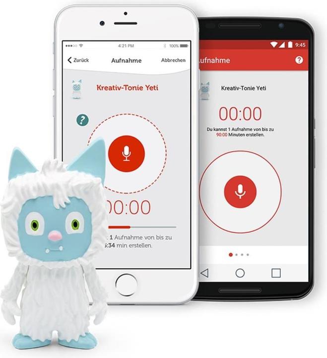 Actual product image Tonies Creative Tone Yeti (German)
