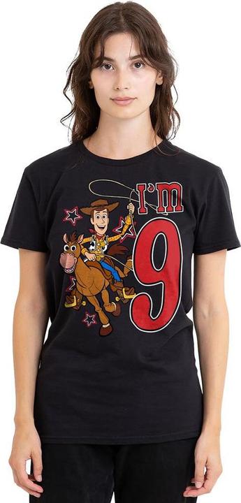 Immagine prodotto Toy Story I'm 9 Maglietta Compleanno Legno Adulto Unisex (XL)
