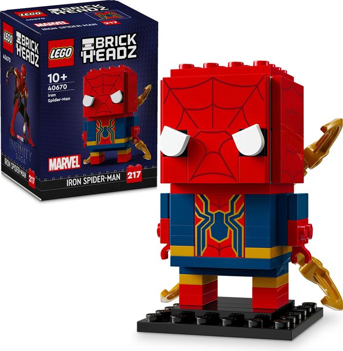 Actual product image LEGO BrickHeadz Iron Spider-Man (40670, LEGO Brickheadz)