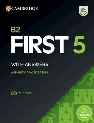 Image du produit B2 First 5 Student's Book with Answers with Audio (Anglais, Collectif, 2023)