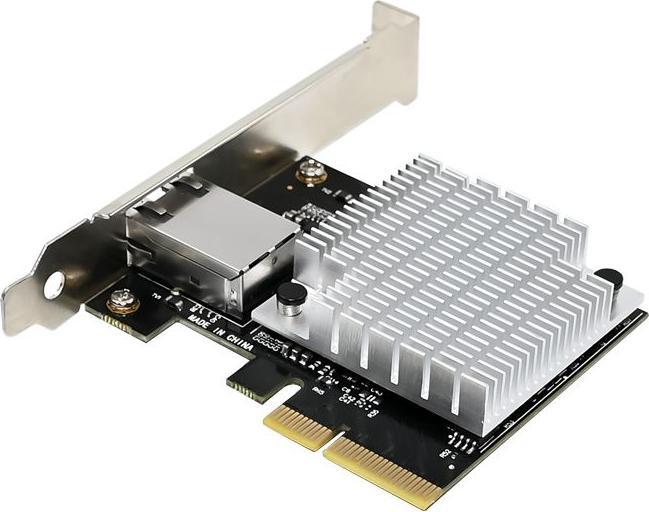 Immagine prodotto Allnet PCIe 10G X4 10G/5G/2,5G/1GBit Single Port PCIe LAN Card - Copper RJ45 "NbaseT" ALL0138v4-1-10 (PCIe)