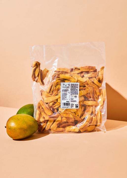 Produktbild KoRo Bio fairtrade getrocknete Mangostreifen (Brooks) (1000 g)