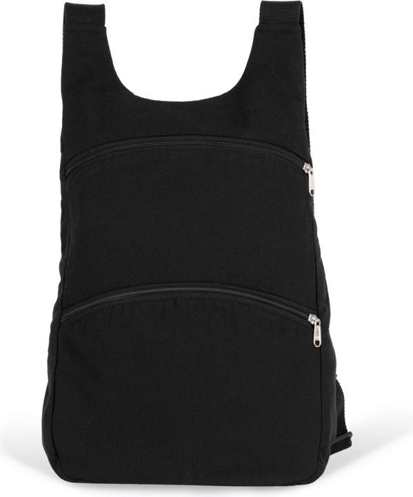 Kimood Recycelter Motiv-Rucksack mit diebstahlsicherer Rückentasche