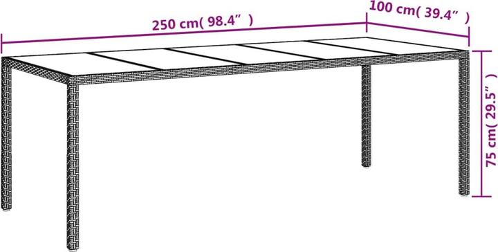 Produktbild VidaXL Tahna (250 cm)