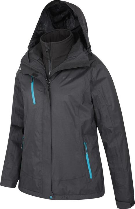 Immagine prodotto Mountain Warehouse Bracken Extreme Giacca Impermeabile 3 In 1 Donna (38 D)