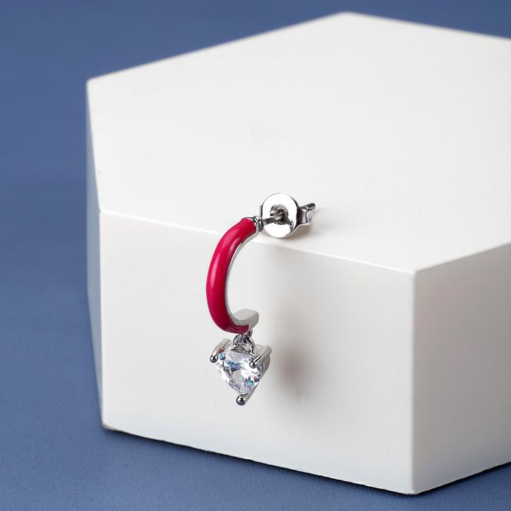 Image du produit La Petite Story Boucle d'oreille unique (Acier inoxydable, Émail)
