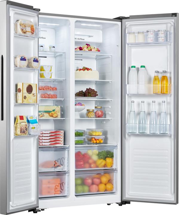 Actual product image Hisense RS677N4BIE Side-by-Side Fridge Combination Freestanding E (519 l)