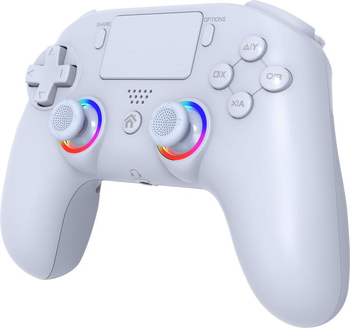 Image du produit Subsonic Contrôleur Led sans fil blanc pour PS4/PC (PC, PS4)