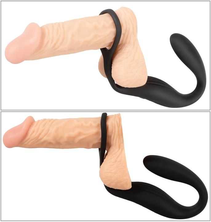 Productafbeelding Black Velvets Cockring met RC buttplug (2.60 cm)