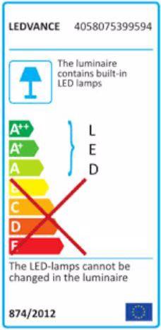 Energie-Label Ledvance Led Spot (1000 lm, GU10)