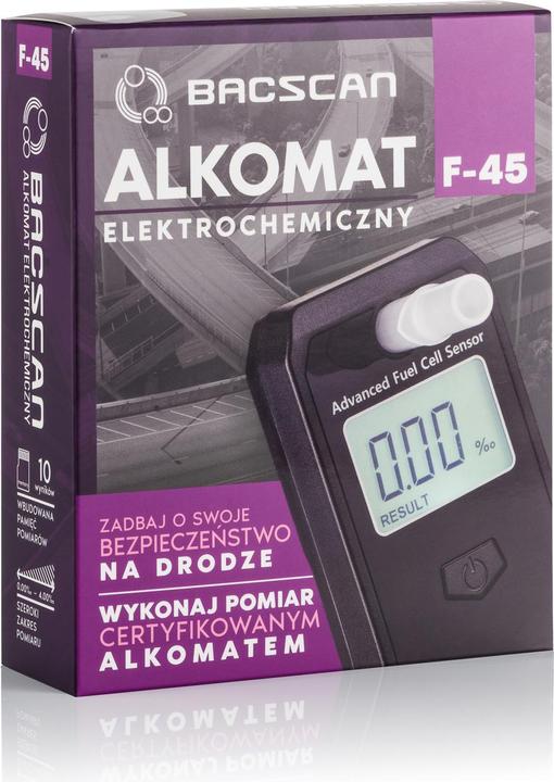 Image du produit Bacscan F-45 Testeur d'alcool 0 - 4