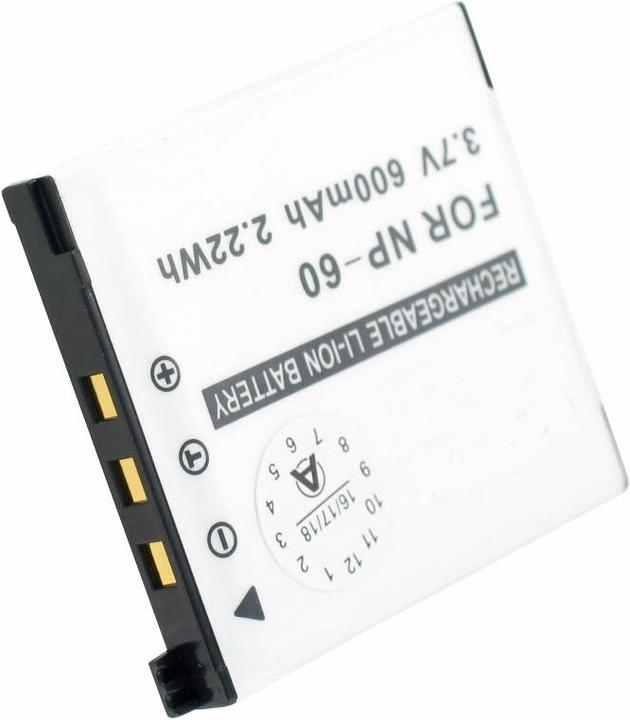 Actual product image Casio Akku NP-60 (Rechargeable battery)