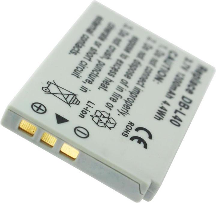 Actual product image Sanyo Battery DB-L40, Xacti VPC, DMX-HD1 (Rechargeable battery)