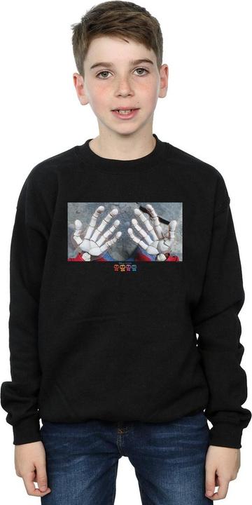 Actual product image Disney Boys Coco Miguel Skeleton Hands Sweatshirt (128)