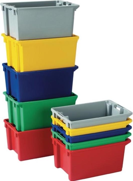 HP Autozubehör Rotating stacking container PP blue L600xW400xH300mm
