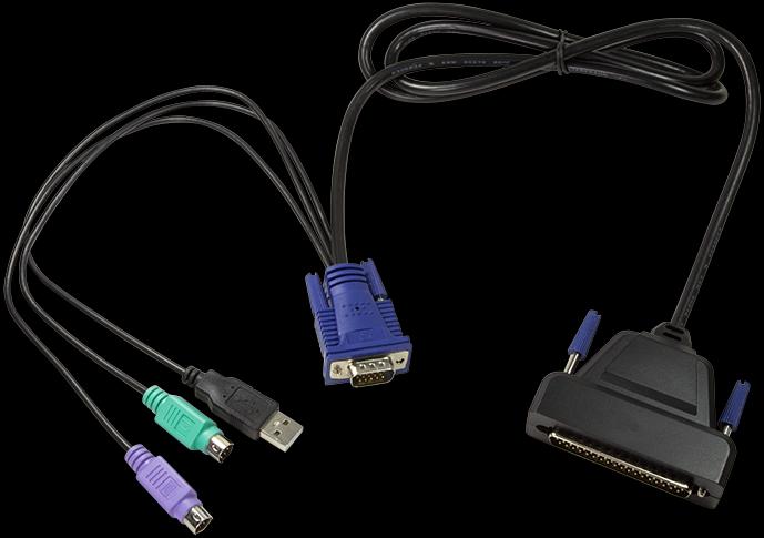 Produktbild LogiLink LCD KVM Konsole mit 19"TFT Monitor & Tastatur(DE)