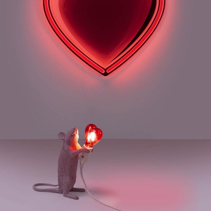 Immagine prodotto Seletti Mouse Lamp Love Lampada da tavolo "Step (90 lm, E14)