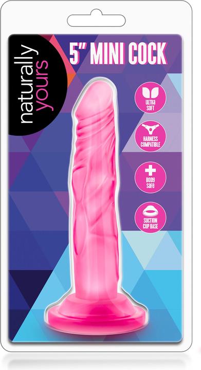 Image du produit Blush Petit gode 6.5" - Cupule d'aspiration - Compatible avec sangle sur harnais - Dong - Sex Toy for