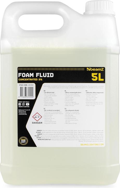 Produktbild BeamZ Schaumfluid (Schneefluid)
