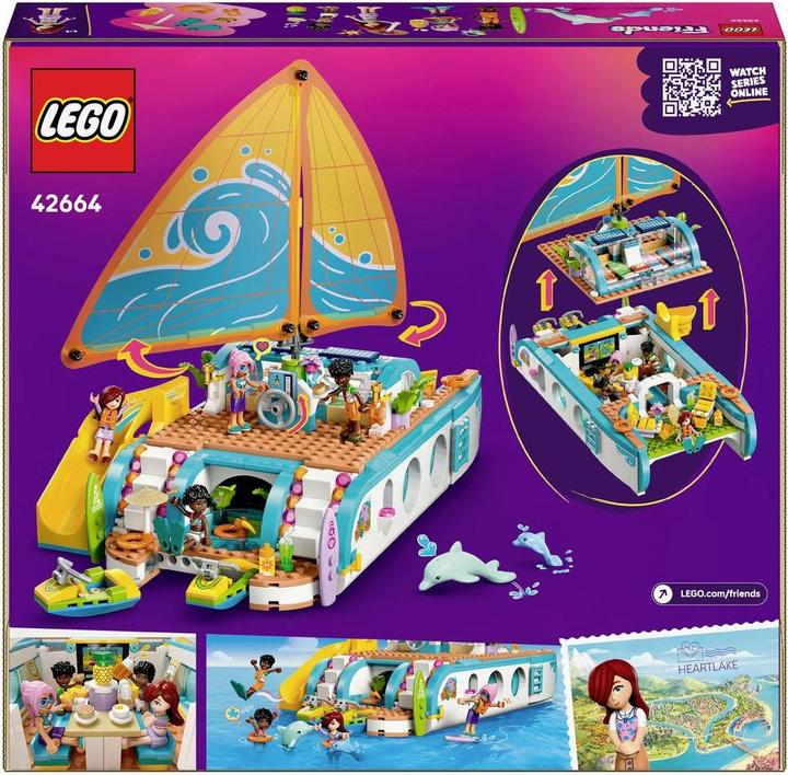 Immagine prodotto LEGO 42664 ® AMICI avventura in barca a vela (42664, LEGO Friends)