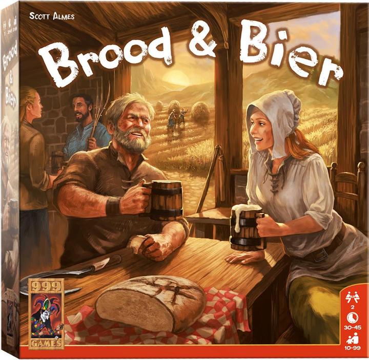 Actual product image 999Games Bread and Beer" board game.
